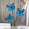 Simulación Mariposa Ramas Secas Varilla Negra Mariposa Flor Fotografía de Boda Jardín Paisajismo Decoración Set de Flores Accesorios para Flores Material para Flores