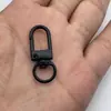 Fivela de Camarão em Liga de Zinco com Pintura Colorida Assada Fivela Pequena de Porta de 3 Pontos Fivela para Pendurar Bonecas Acessórios para Joias DIY Chaveiros Em Estoque