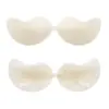 Protectores de silicona sólidos con forma de mango para pezones, invisibles y sin costuras, para vestidos de novia y camisolas, con efecto push-up para realzar el busto, protectores de pezones de verano ultradelgados para mujer