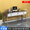 Escritório de aço inoxidável 304 fábrica limpa oficina livre de poeira laboratório mesa de computador com gaveta console espessado