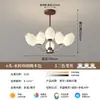 Lámpara de Araña de Flores Creativa de Estilo Medieval Luz Principal para Sala de Estar Retro Francés Habitación Dormitorio Restaurante LED de Espectro Completo Protección Ocular