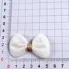 Accesorios para el cabello de moños pequeños y delicados rellenos de tela, pinzas para el cabello con forma de hueso, accesorios DIY para zapatos y calcetines, y otros materiales para manualidades