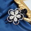 Pin de flor de pera hueca accesorios clásicos para el cabello tocado pin para el cabello con taladro completo pin para coleta de caballo pin superior fabricantes al por mayor