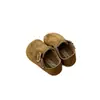 Birkenstocks Retro de Gamuza para Niñas 2026 Otoño/Invierno Nuevos Zapatos Casuales de Cuero Versátil Mezclado Zapatos Individuales de Moda para Niños