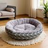 Ventas Directas de Fábrica Otoño e Invierno Nido Redondo de Lingote Nido para Gatos Grueso Cálido Alfombrilla para Perros y Gatos Perrera Sofá Nido para Mascotas Cama para Gatos