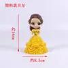Decoração de Bolo de Aniversário Branca de Neve Ornaments Belle Frozen Elsa Sereia Fantasia Toppers