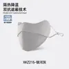 Em Estoque! Máscara de Sol Protetora para Olhos Refrescante de Seda Gelo de Nylon Estilo Similar para Mulheres, Proteção UV, Máscara Emagrecedora de Rosto