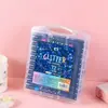 Marcadores acrílicos de punta suave caja negra para estudiantes, uso artístico, opacos y mezclables, adecuados para la pintura a la acuarela de niños de kínder