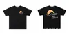 Colección de Camisetas de Manga Corta RHUDE Versión Alta Transfronteriza Vintage Americano Marlboro Streetwear Casual Holgadas para Pareja Cuello Redondo