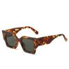 Gafas de Sol de Celebridad de Internet de Marco Cuadrado Nuevo Estilo Europeo y Americano Únicas Rojo Rosa de Marco Cuadrado Grande Gafas Estilo Urbano Ins Gafas de Sol para Mujer