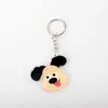 Chaveiro de Desenho Animado Estilo Ins Abraçando a Lua e o Coração Pingente Transparente de Acrílico Personalizado Dupla Face Charme para Bolsa de Casal