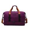 Diseño de compartimento inferior independiente para zapatos, doble uso para llevar en la mano y cruzado, bolsa de viaje ligera de gran capacidad para viajes cortos, viajes de negocios, visitas al gimnasio y salidas