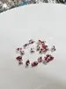 3x6mm Marquise Pinza Zircón Gota de Agua Cuentas Espaciadoras Accesorios para Joyería DIY Cuentas de Joyería de Cristal Hilo para Ensartar Cuentas