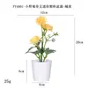 Más de 100 Tipos de Flores Artificiales y Plantas Verdes, Combinaciones de Plantas Artificiales en Maceta de Plástico, Flores Artificiales de Venta Caliente Transfronteriza, Mini Bonsáis Artificiales, Fuentes de Suministro