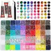 Novo Estilo 3/4/5mm Cor AB Resina Strass de Fundo Plano Strass de Resina Gelatina Strass DIY Roupas Arte de Unha Strass Telefone