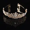 Coroa de liga de cristal moda transfronteiriça europeia e americana para noiva, acessórios de cabelo, aniversário, despedida de solteira, tiara de cabelo, atacado