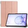 Adequado para capa protetora S6 flat TAB S6 10.5 T860 suporte triplo capa de couro cor sólida sono inteligente