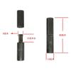 Bisagra de Puerta Soldada Pivote Hierro Bisagra Cilíndrica Desmontable Bisagra de Puerta 8mm a 60mm Diámetro Bisagra Cilíndrica Pivote Superior e Inferior
