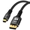 Cable Adaptador 8K Mini DisplayPort a DisplayPort Conexión Nivel Competición Eléctrica 240Hz Pantalla de Portátil Línea HD
