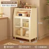 Gabinete de Vestíbulo, Aparador de Comedor, Vitrina de Té de Pared para Sala de Estar, Gabinete Lateral, Estante Multifuncional para Almacenamiento de Utensilios de Cocina