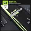 Nylon Tres Bolsillos Riñonera Deportiva para Exterior Impermeable Antirrobo para Ciclismo Deportes Riñonera Fitness Running Mini Riñonera