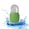 Produto Quente de Venda Transfronteiriça: Molde de Gelo Facial, Molde de Gelo de Silicone para Massagem, Molde Portátil de Compressão de Gelo para Cuidados com Encolhimento de Poros Faciais