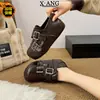 Sapatos Birkenstock de Couro Genuíno com Solado Grosso para Mulheres Bico Redondo Tira com Fivela Sapatos Mary Jane Mocassins Plus Veludo Quente Segunda Pele