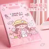Bolsa de órgano portátil de 13 capas con soporte para papel de prueba de gran capacidad, bolsa de almacenamiento con linda carpeta vertical con broche de dibujos animados