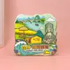 Ímãs de Geladeira de Guangxi, Lembranças de Madeira Culturais e Criativas com Tema de Cidade, Ímãs de Geladeira Turísticos das Cidades de Guilin, Liuzhou, Nanning