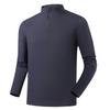 Ropa Deportiva Urbana para Exteriores Camiseta de Manga Larga con Cuello de Media Cremallera Otoño para Hombre Secado Rápido Elástica Transpirable Top Casual