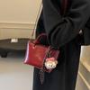 Bolso Maillard de Otoño e Invierno para Mujer 2024 Nueva Moda Moda Bolso de Cubo de Mano de Alta Gama Combinable Bolso Bandolera
