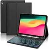 Aplicável para Capa Teclado Bluetooth iPad 11 10ª Geração Air 13' Capa Protetora para Tablet 10.5 Polegadas Apple A16 Capa de Couro
