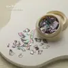 Pedaços de Concha Madrepérola Manicure DIY Decoração de Luxo Material para Patch de Unha Peças de Concha de Mica Natural Ultrafinas