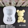 Uma variedade de urso carro pingente epóxi molde anel urso segurando gesso aromaterapia fondant bolo de silicone bolo molde bolo
