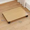 Base de caixa de armazenamento móvel com rodízios prateleira sob a mesa bandeja para host suporte de flores rodas universais suporte para impressora