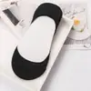 Calcetines de verano para mujer de cintura estrecha, calcetines de barco con silicona antideslizante, calcetines bajos de algodón, calcetines invisibles para tacones altos y tacones bajos para mujer