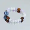 Mais Vendido no Sudeste Asiático: Pulseira de Contas Trituradas com Tema de Elefante para Mulheres, Design de Nicho, Pulseira Doce Colorida Estilo Floresta Atacado
