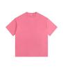 Camiseta Personalizada Transfronteriza para Hombre 260g Algodón Grueso Lavada Manga Corta Camiseta Publicitaria Ropa de Trabajo Uniforme de Clase Uniforme de Grupo