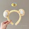 Nuevas diademas de dibujos animados para mujer, diseñadas para lavarse la cara, populares para usar con mascarillas faciales, de ala ancha, sencillas, elegantes y de alta calidad, accesorios para el cabello