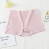 Cuecas Boxer de Algodão Puro de Cintura Alta para Mulheres Plus Size, Shorts de Algodão Respiráveis de Quatro Cantos com Forro 100% Algodão