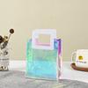 Bolsa a Laser Logotipo Personalizado Impresso Criativo Popular Colorido Sacola de Embalagem para Compras Bolsa de Presente de Plástico Macio