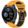 Correa de Silicona Fenix8 de Ajuste Jumbo Correa Bicolor Garmin Epix Pro Fenix7 Pr