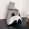 Bolsa de Punto de Panda Personalizable con Logo, Bolsa para Regalo de Cumpleaños Infantil, Chaleco de Punto de Mano al por Mayor