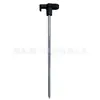 Prego de barraca de camping ao ar livre luminoso 7mm robusto prego de solo para barraca prego de corda de vento fluorescente prego de aço para toldo 20/25/30cm