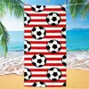 Toalha de Praia Modelo Novo 2026 da Copa do Mundo de Futebol dos Estados Unidos, Canadá e México, Toalha de Banho de Praia de Microfibra, Toalha Estampada de Secagem Rápida