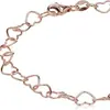 Joyería para el pie Ins Dulce Piedad para Mujer de Estilo Japonés y Coreano, Minimalista, Versátil, Corazón Hueco