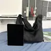 Bolsa Transversal Grande Capacidade Estilo Japonês para Casal, Bolsa Tote de Lona Simples Casual Relaxada, Bolsa de Ombro Leve Tendência para Viagem