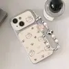 Adequado para Apple para Transformar Instantaneamente em 18Promax Kitty Coração de Amor Gato Kt Pulseira Espelho Case Macio e Rígido Personalização para iPhone