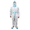 Ropa Protectora Azul de Una Pieza con Capucha No Tejida Ropa de Trabajo Granja Impermeable Película Transpirable Sf Desechable Ropa de Aislamiento