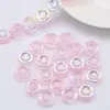 Nuevo colgante de cristal rosa agua cristal morado vidrio semi-AB cuentas accesorios de joyería DIY para pendientes, collares y pulseras